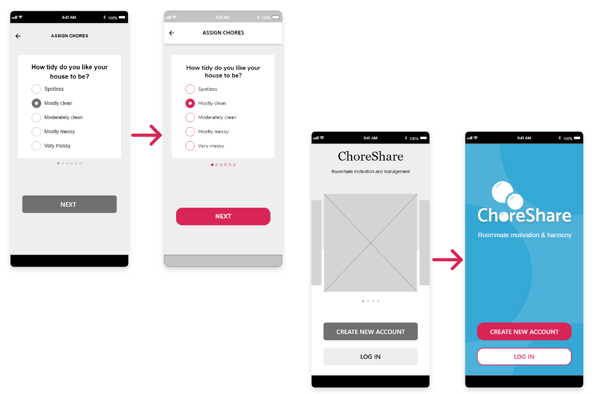 Iterating on overall design